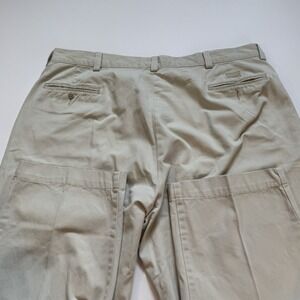 Vtg Polo Ralph Lauren Andrew Pant Pleated Chino Pants Men 40x26 Hemmed Beige 90s